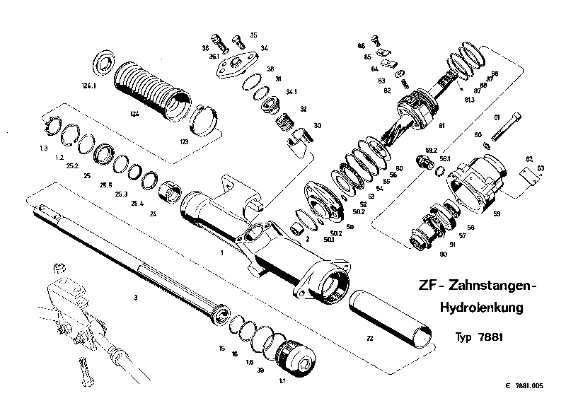 Корпус клапана 7881646114 ZF