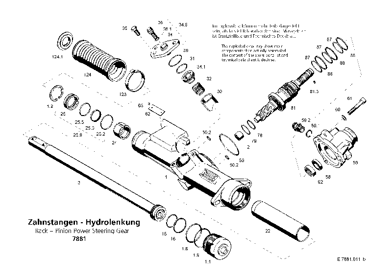 Комплект уплотнений в сборе 7881633011 ZF
