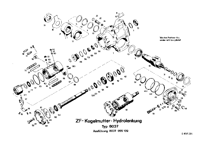 Поршень 8037443110 ZF