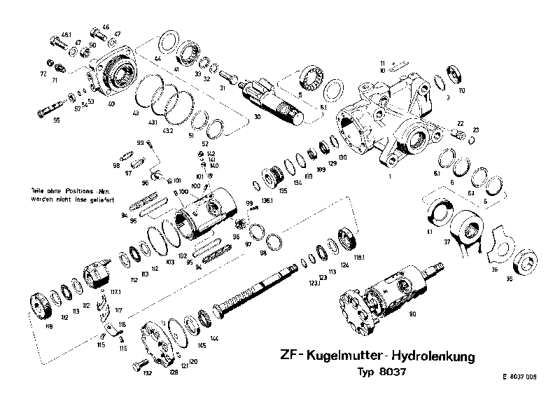 Крышка корпуса 8037402108 ZF