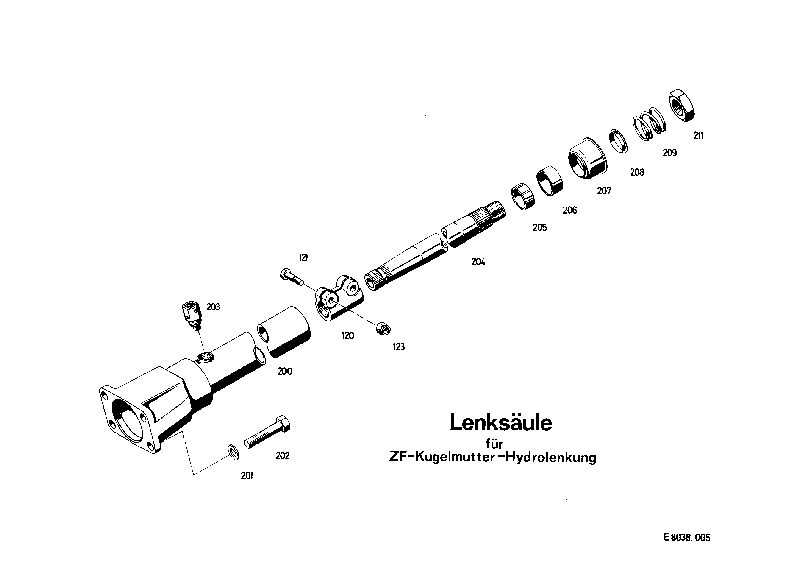 Крышка 8038002141 ZF