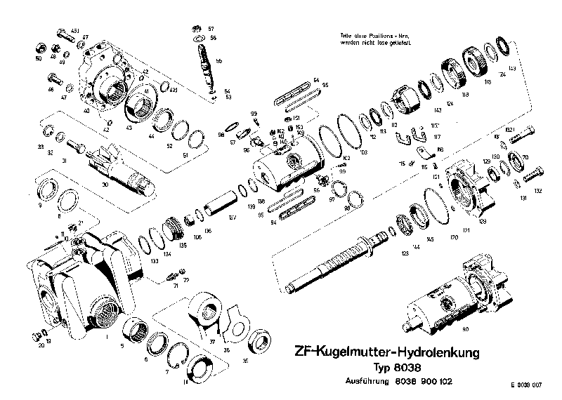 Болт с шестигранной головкой 0636020239 ZF
