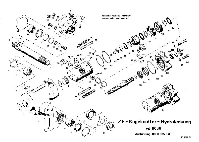 Винт 8062030111 ZF