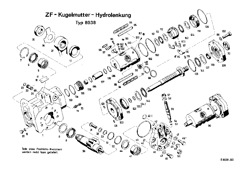 Крышка 8038002139 ZF
