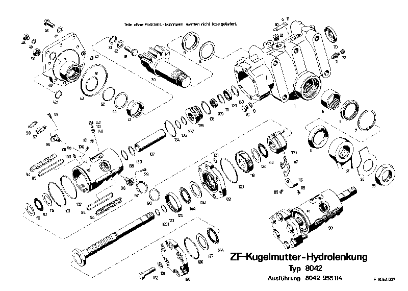 Крышка корпуса 8042602107 ZF