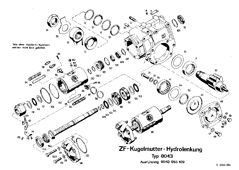 Болт с шестигранной головкой 0636020102 ZF