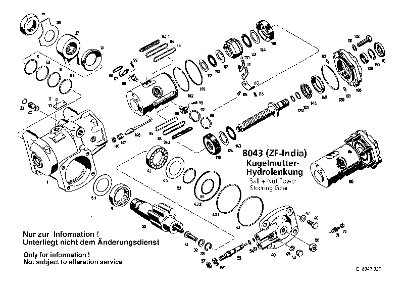Комплект уплотнений в сборе 5980633003 ZF
