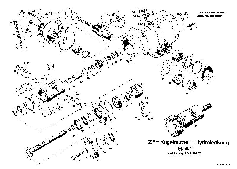 Комплект мелких деталей 8045633103 ZF
