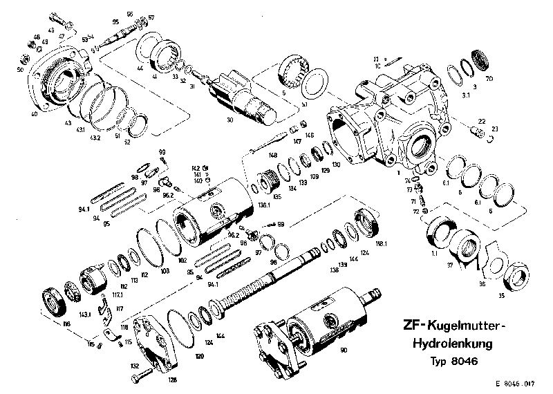 Комплект мелких деталей 8046633121 ZF