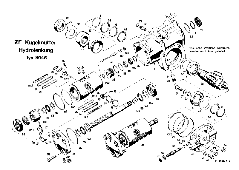 Винт 8043030104 ZF