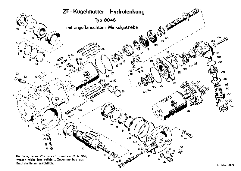 Винт 8046030101 ZF