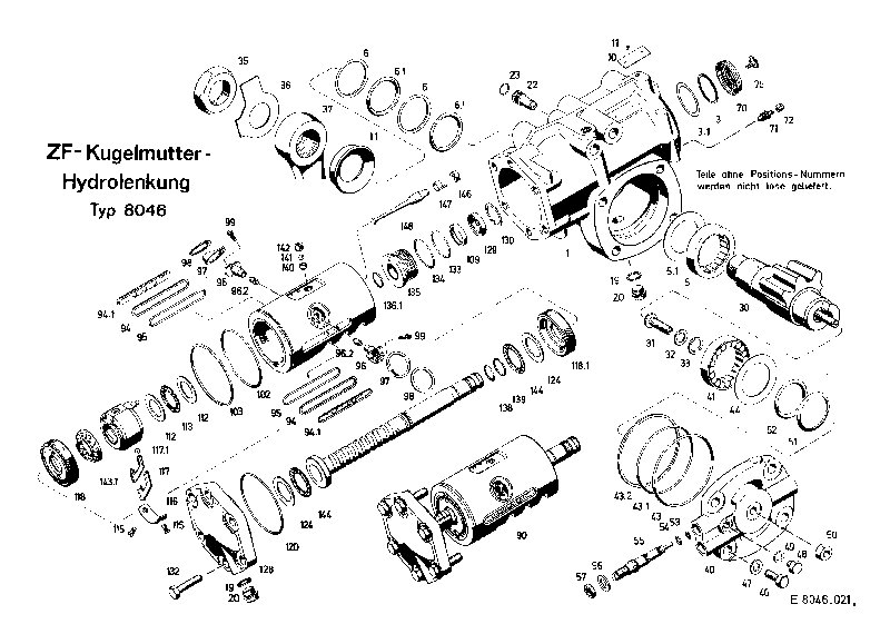 Комплект мелких деталей 8046633127 ZF