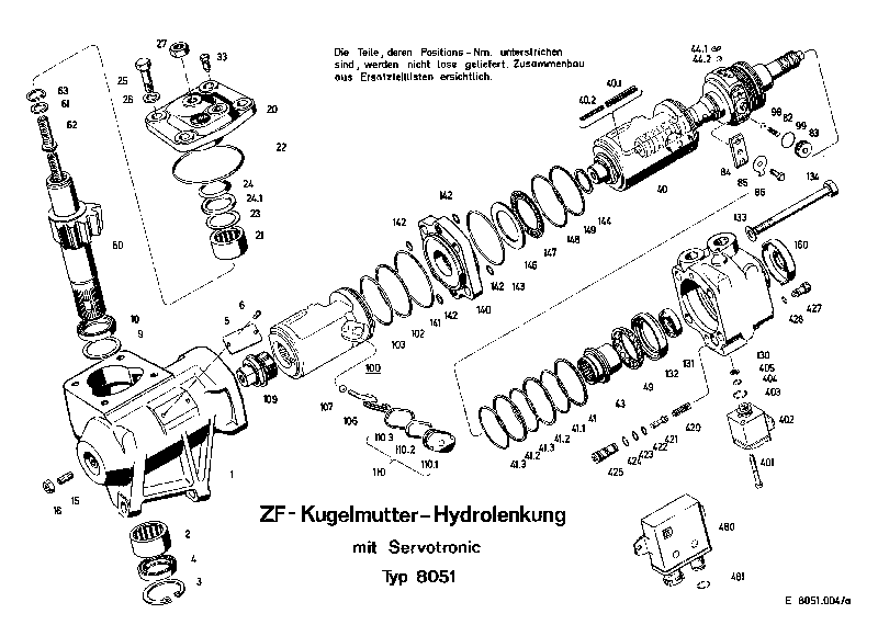 Крышка корпуса 8051402123 ZF