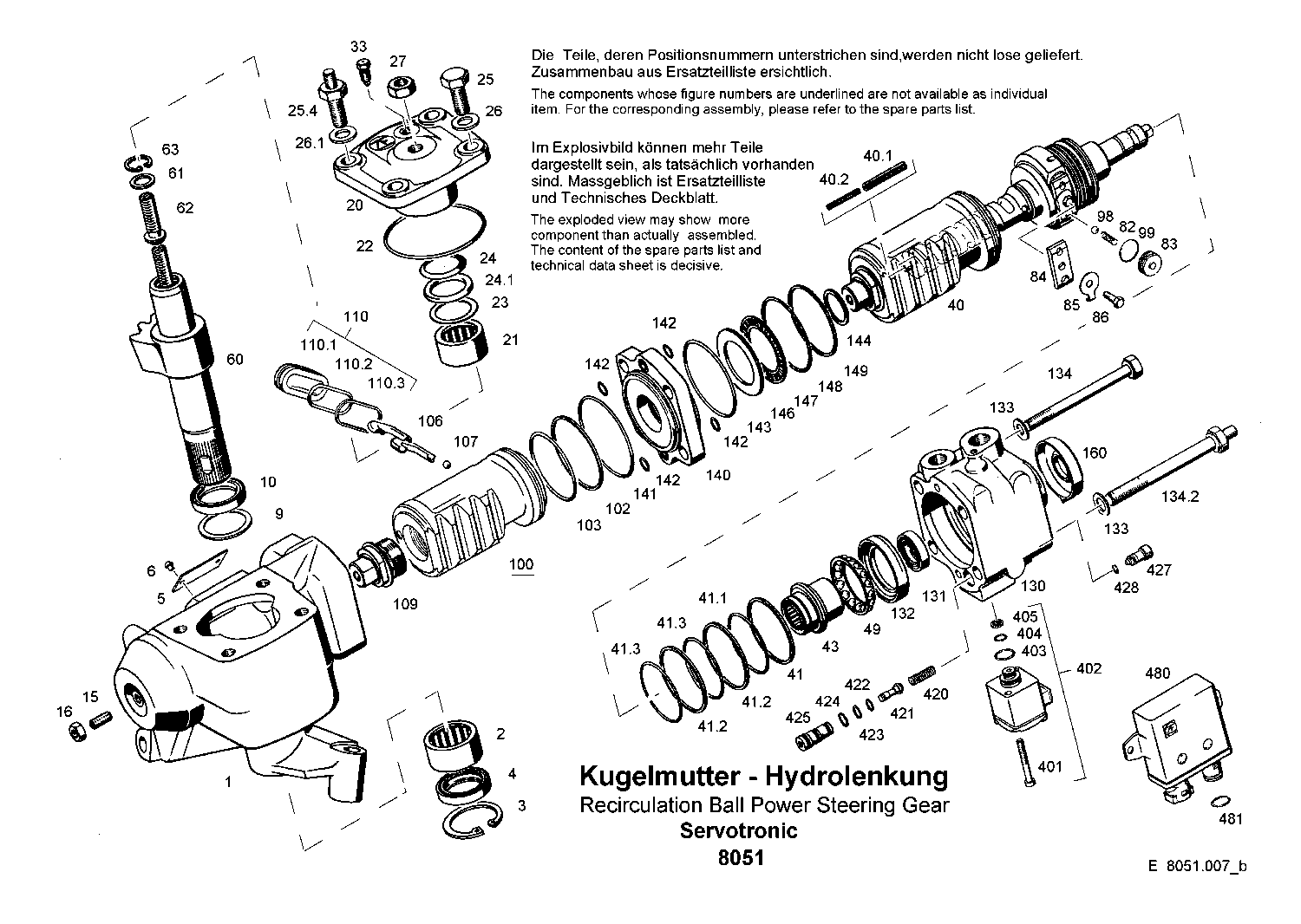Крышка корпуса 8051402124 ZF