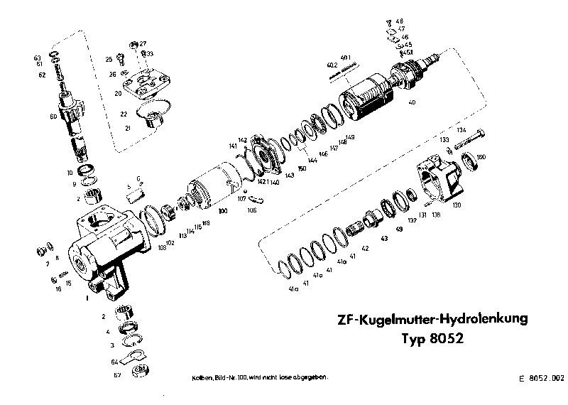 Корончатая гайка 0637010104 ZF