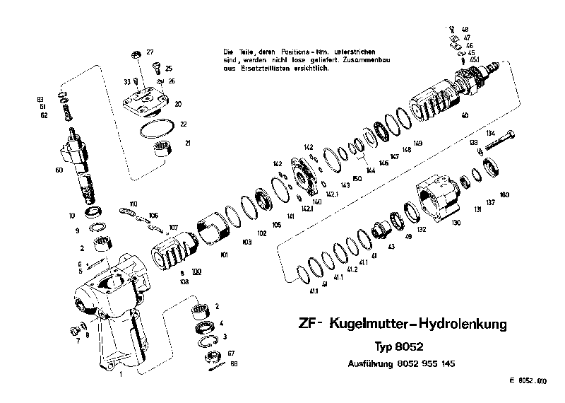 Поршень 8052443116 ZF