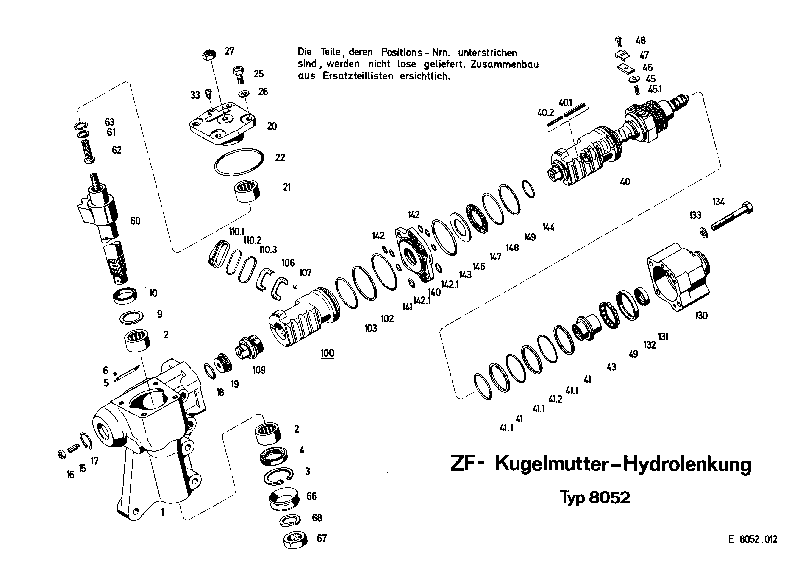 Болт с шестигранной головкой 0636010293 ZF