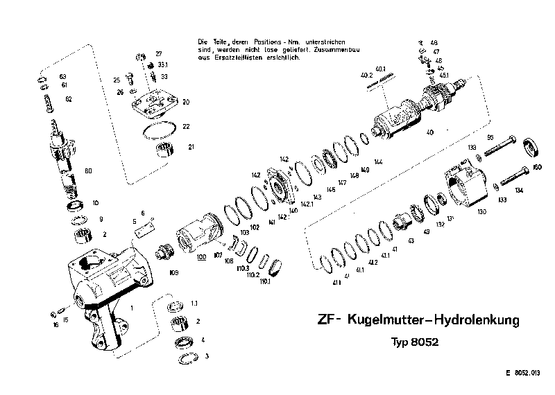 Поршень 8052604224 ZF