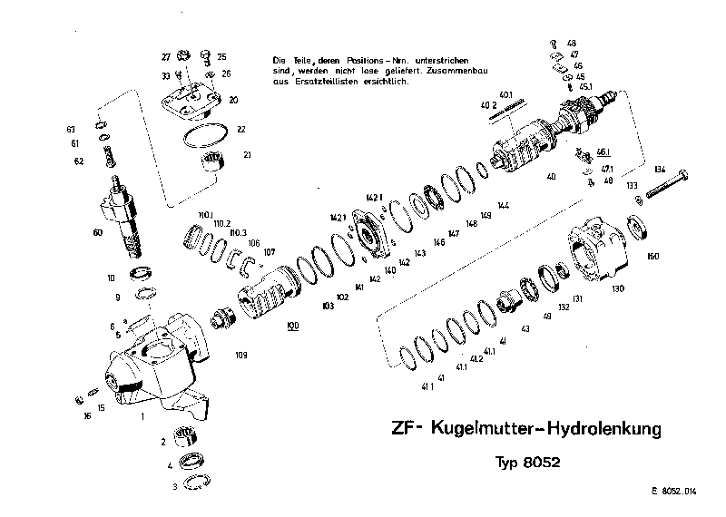 Поршень 8052443260 ZF