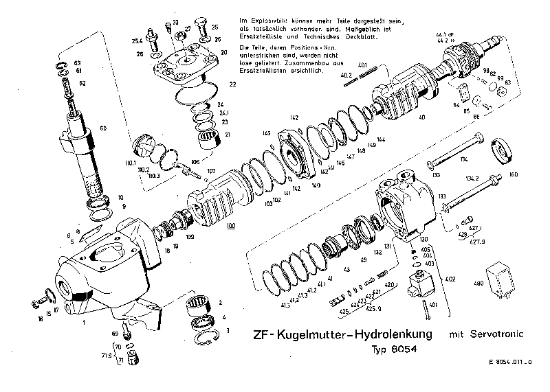 Поршень 8054443564 ZF