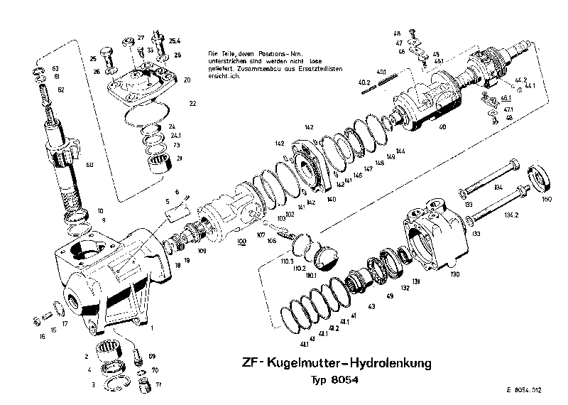 Поршень 8054443223 ZF