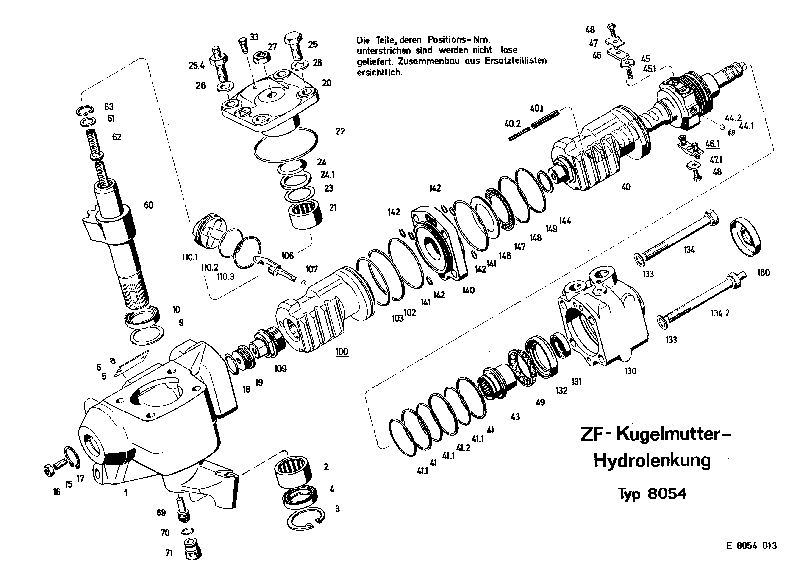 Поршень 8054443224 ZF