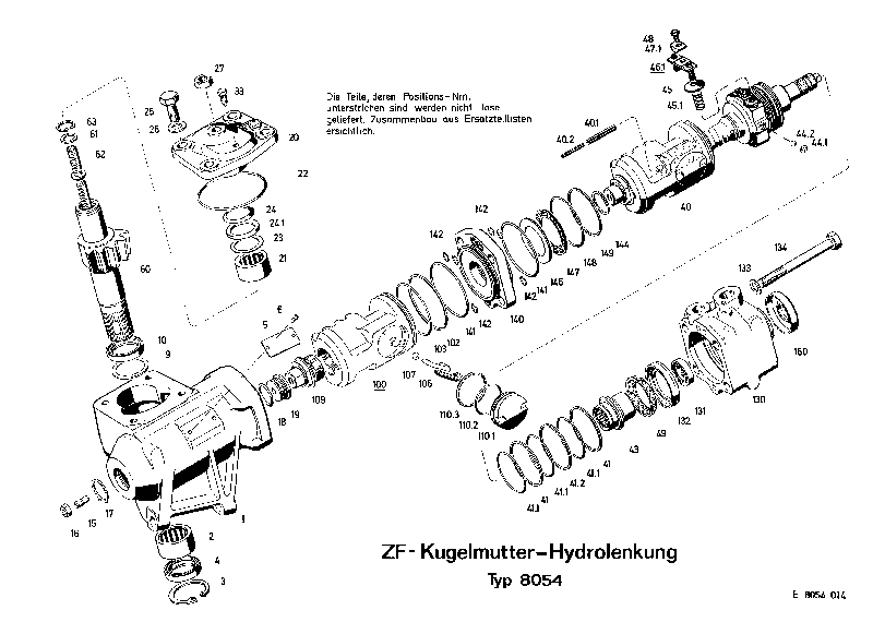 Поршень 8054443253 ZF
