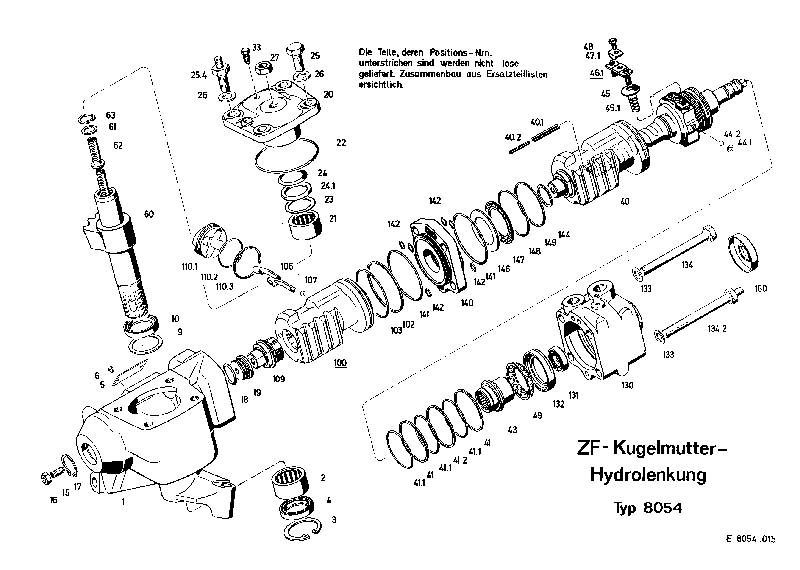 Поршень 8054443254 ZF