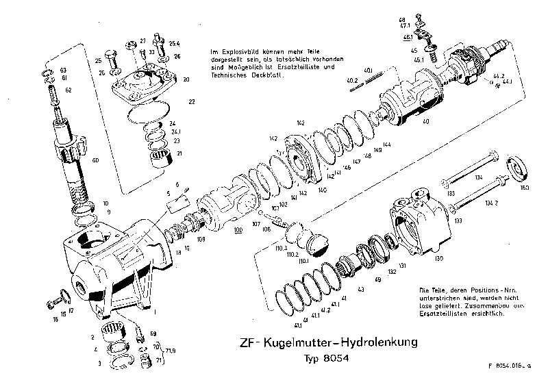Поршень 8054443249 ZF