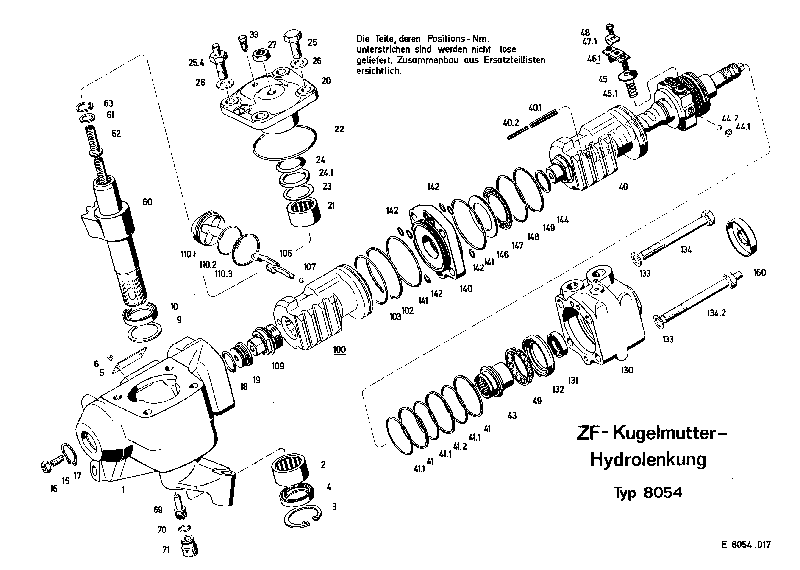 Поршень 8054443252 ZF