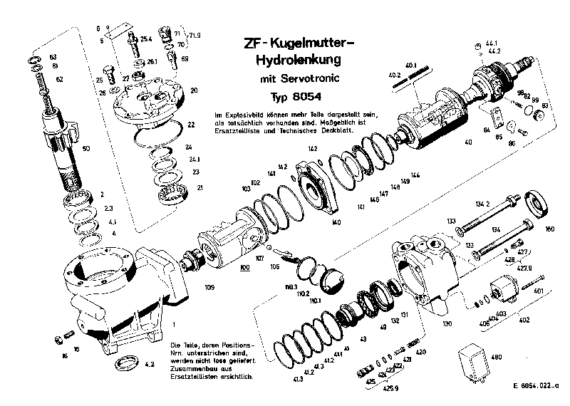 Поршень 8054443565 ZF