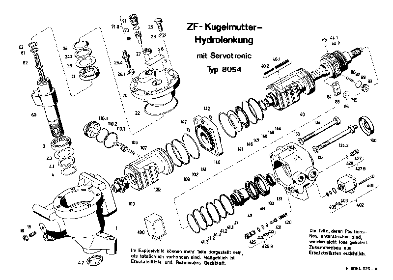 Поршень 8054443566 ZF