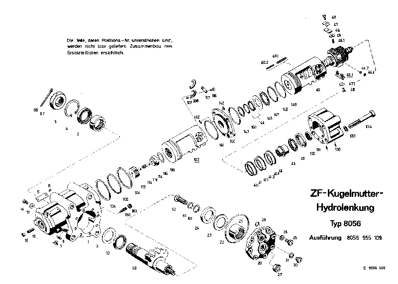 Поршень 8056443138 ZF