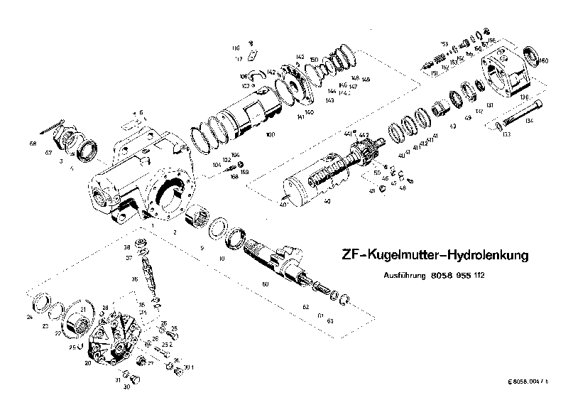 Цилиндрический пружинный штифт 0631329183 ZF