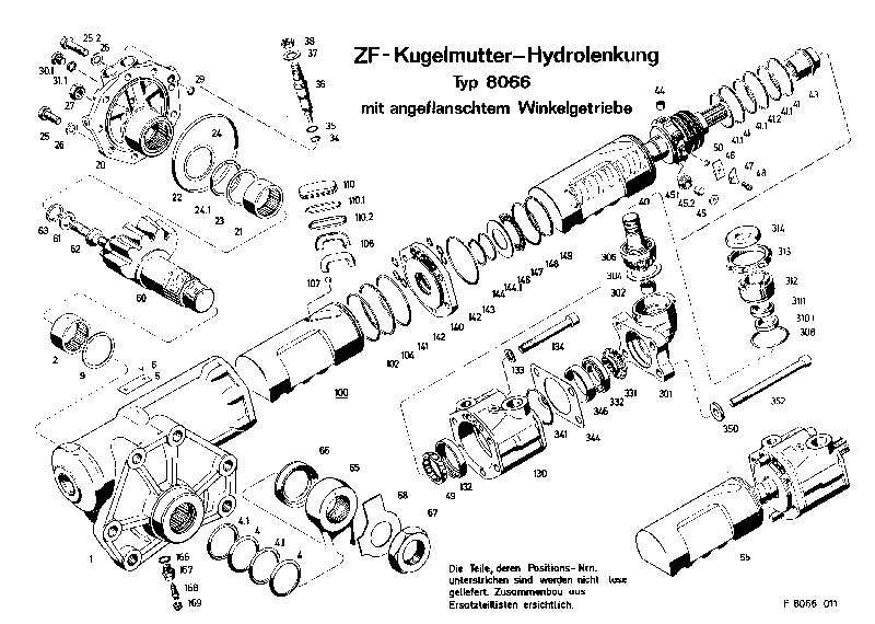 Комплект мелких деталей 8066633110 ZF
