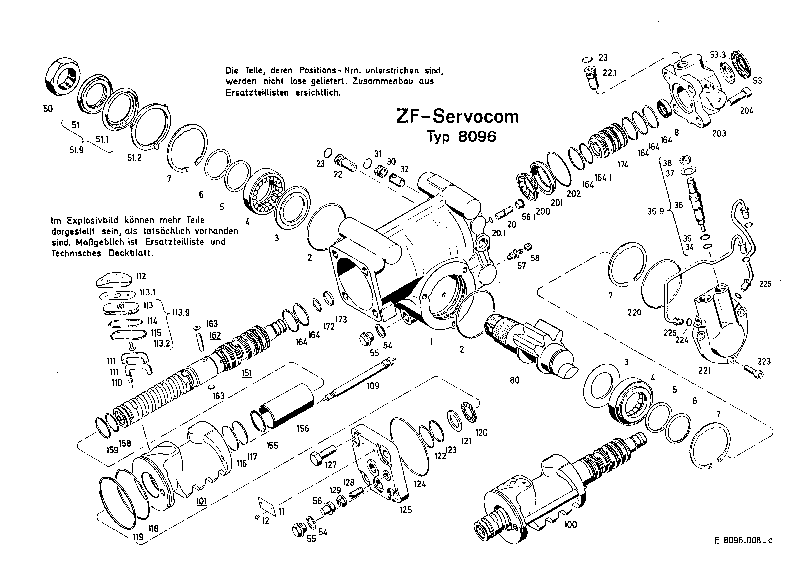 Крышка цилиндра 8095002115 ZF
