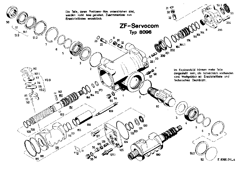 Крышка цилиндра 8096402141 ZF