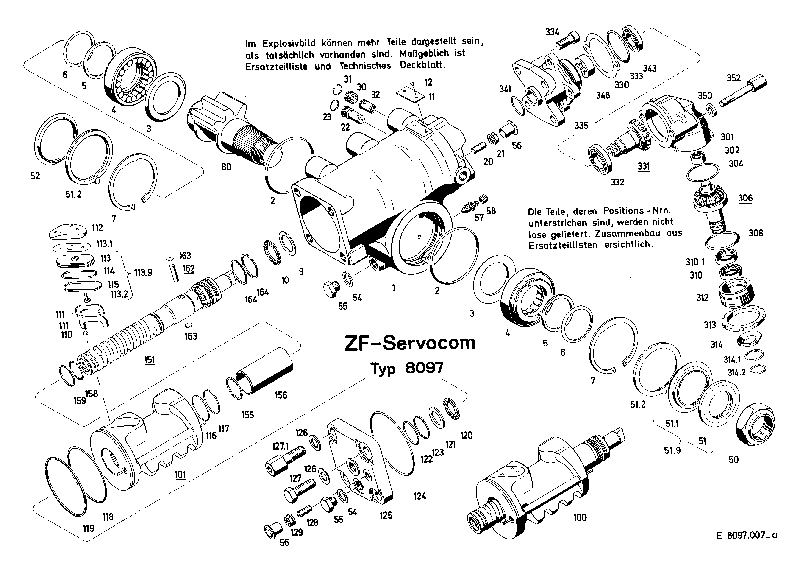 Крышка цилиндра 8097002137 ZF
