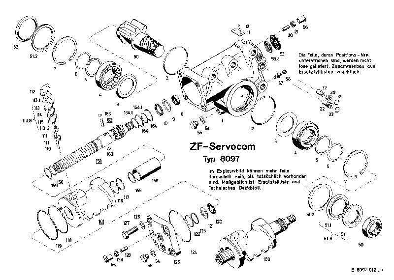 Поршень 8097843304 ZF