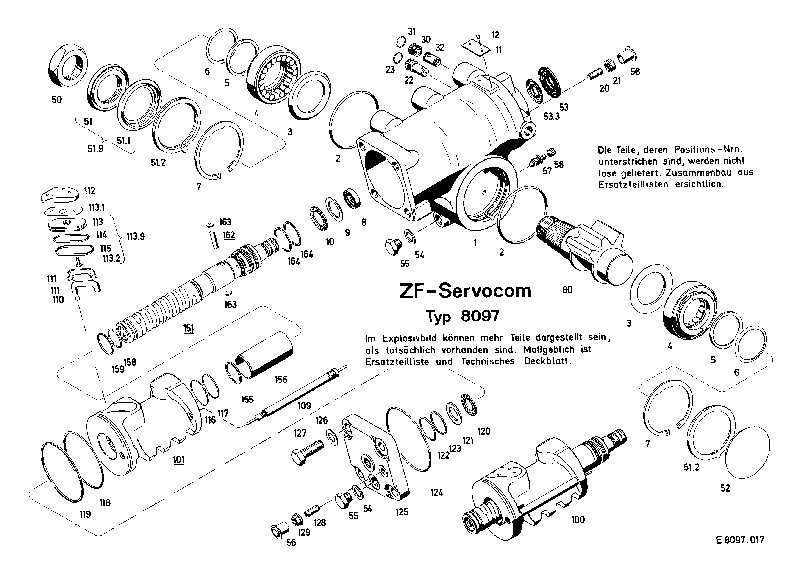 Крышка цилиндра 8097002141 ZF