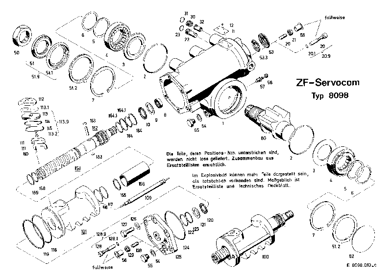 Поршень 8098843819 ZF