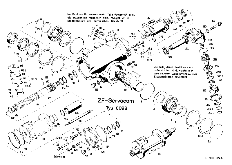 Поршень 8098843187 ZF