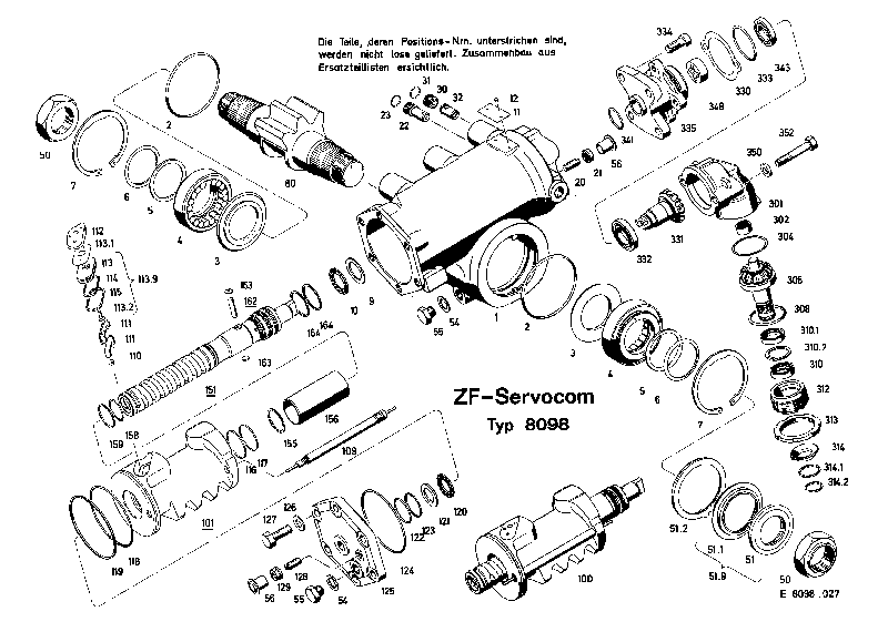 Поршень 8098843219 ZF
