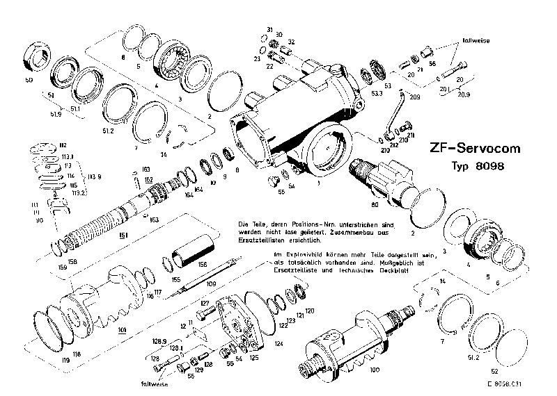 Корпус 8098401710 ZF