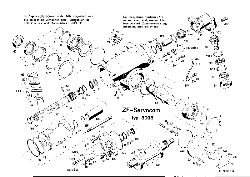 Поршень 8098444323 ZF