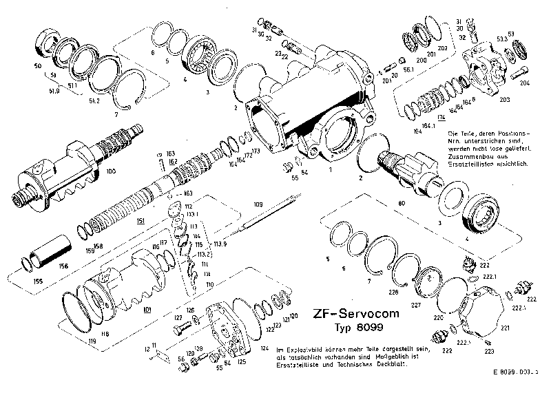 Крышка цилиндра 8098002133 ZF