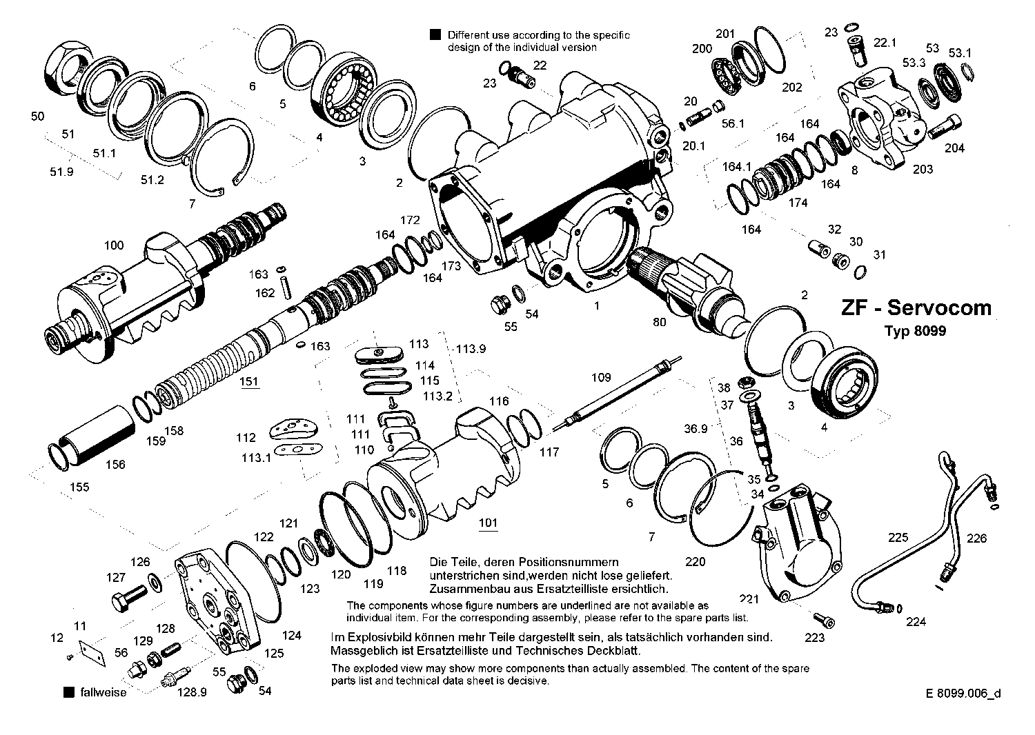 Поршень 8099444127 ZF