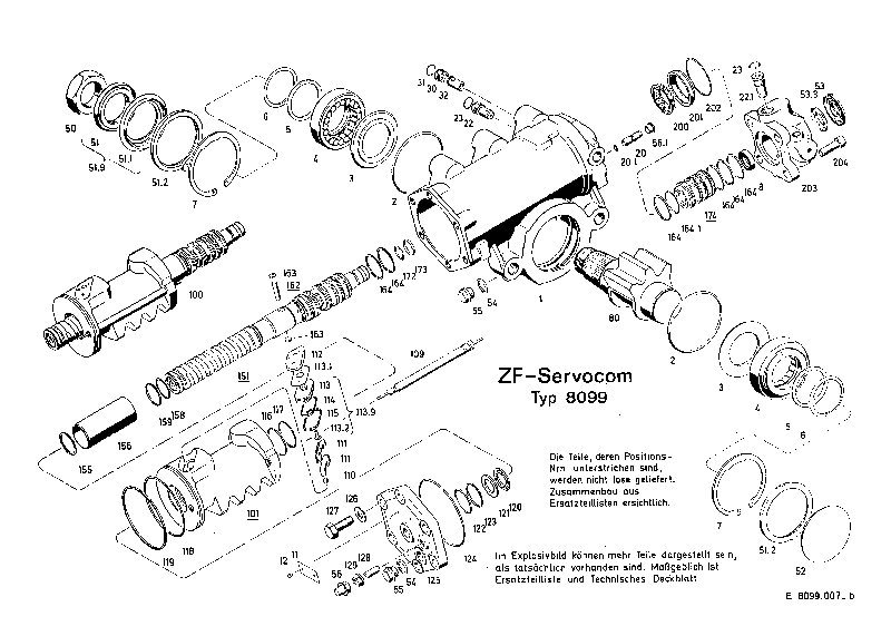 Поршень 8099444129 ZF