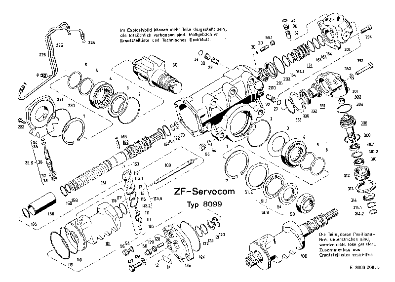 Поршень 8099843116 ZF