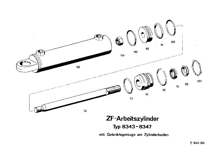 Уплотнительное кольцо круглого сечения 0634306111 ZF